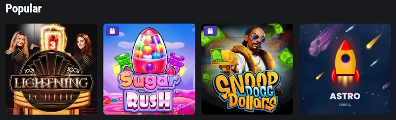 King Billy Casino games